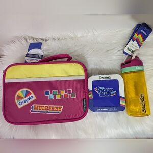 Crayola Limited Edition Retired Colours 2025 Life at Home Lunch bag bottle boxes